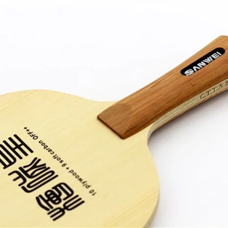 King of Hinoki Carbon T1091AA Blade FL handle detail
