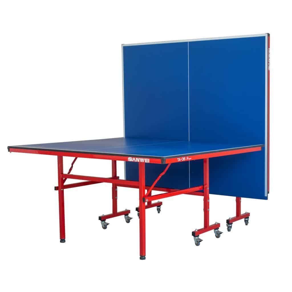 Indoor Ping Pong Table TA-06 Rouge - SANWEI Sport