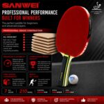 TAIJI 210 best ping pong paddle for beginners