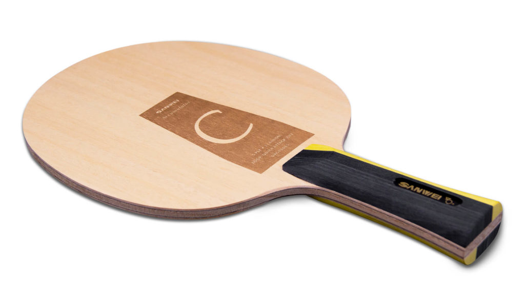 Accumulator C is a top spin ping pong blade