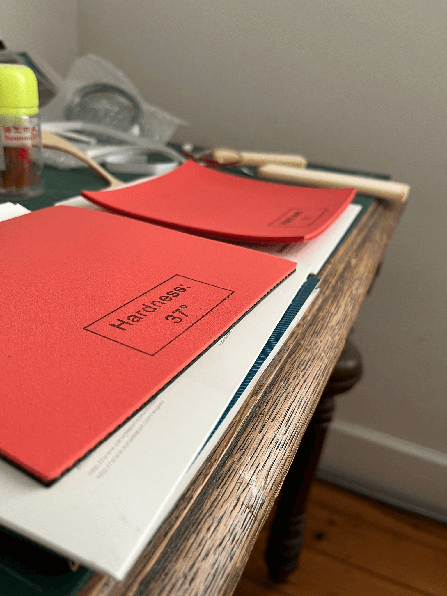 Truth of undomed table tennis rubber thickness SANWEI Sport