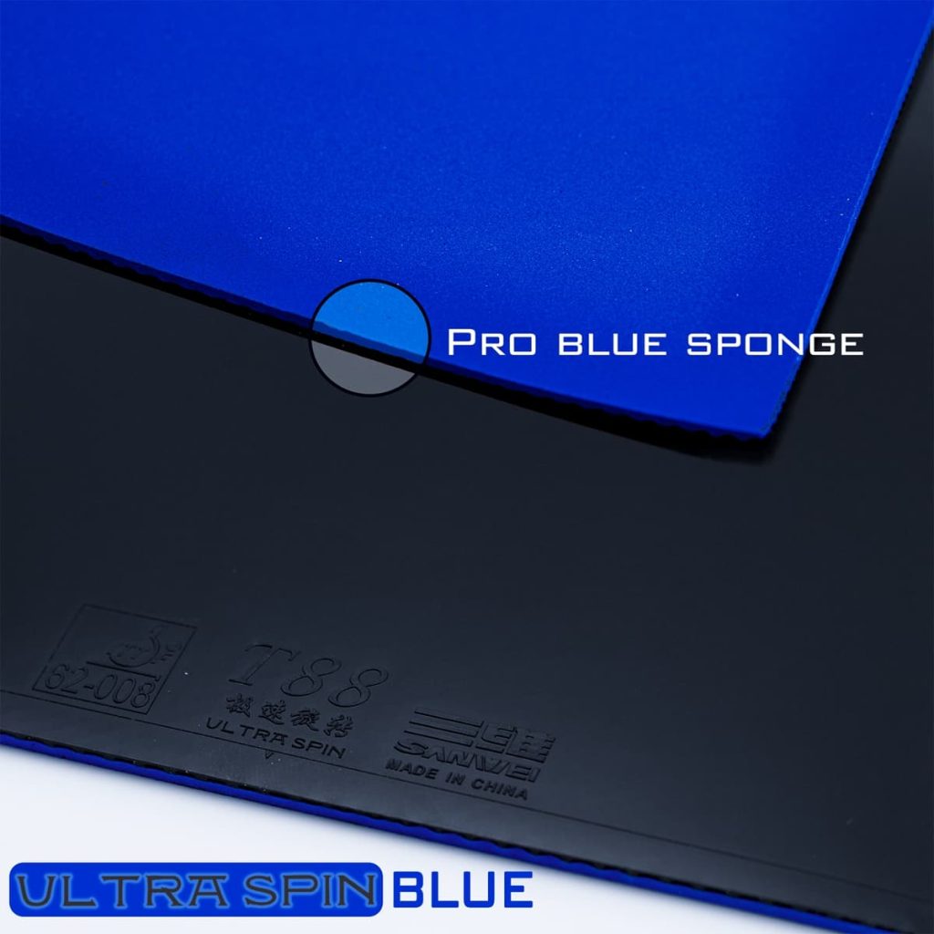 best spin rubber table tennis ULTRA SPIN BLUE