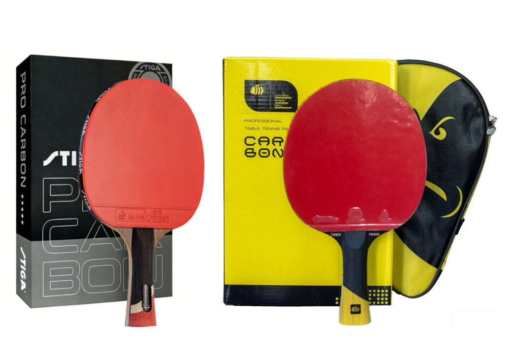 VS Battle: SANWEI BravoBee Carbon vs. Stiga Pro Carbon – Which One Takes the Crown?