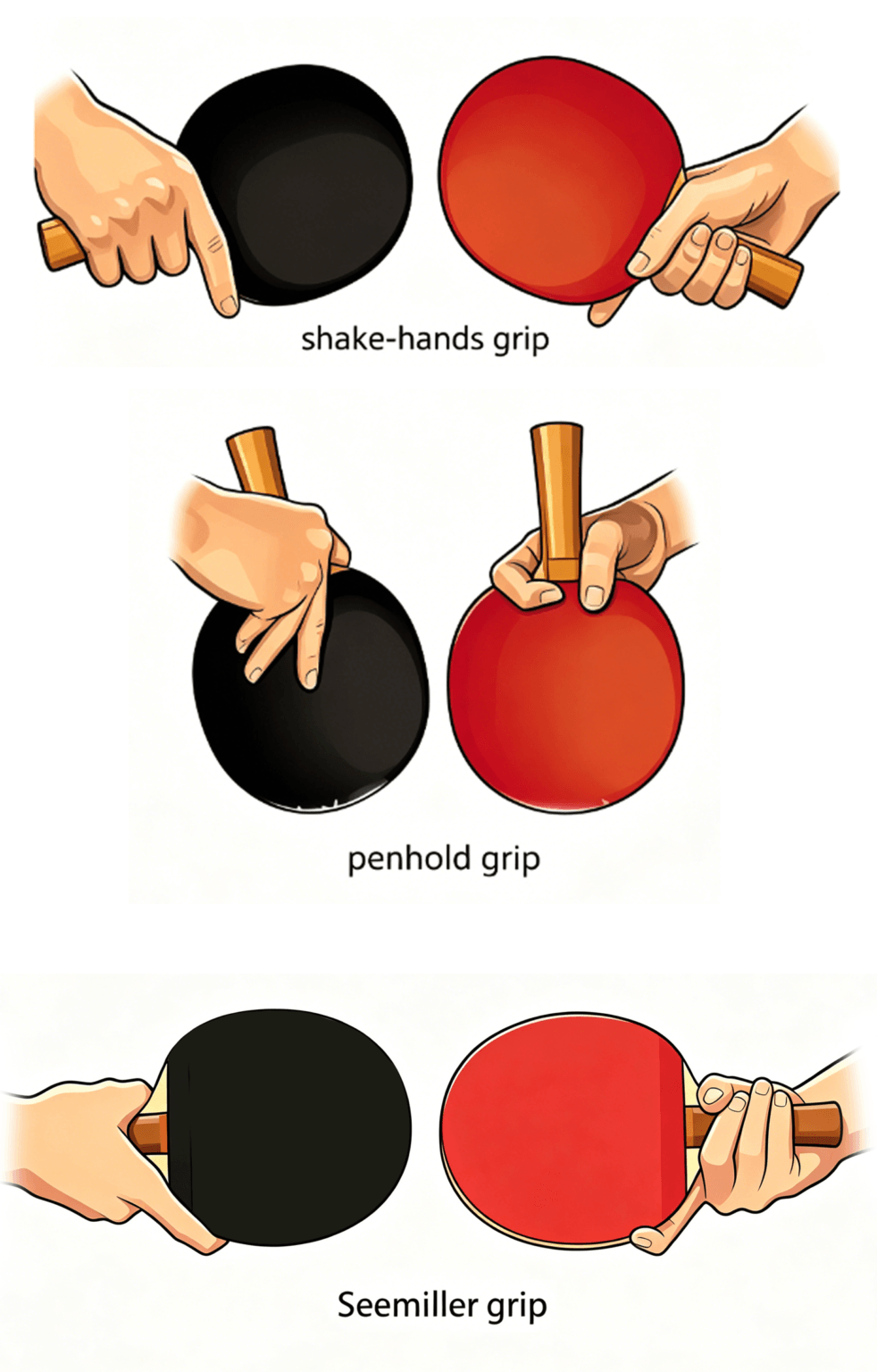 Table Tennis Grips for Beginners: 3 Types Explained (2026 Guide)