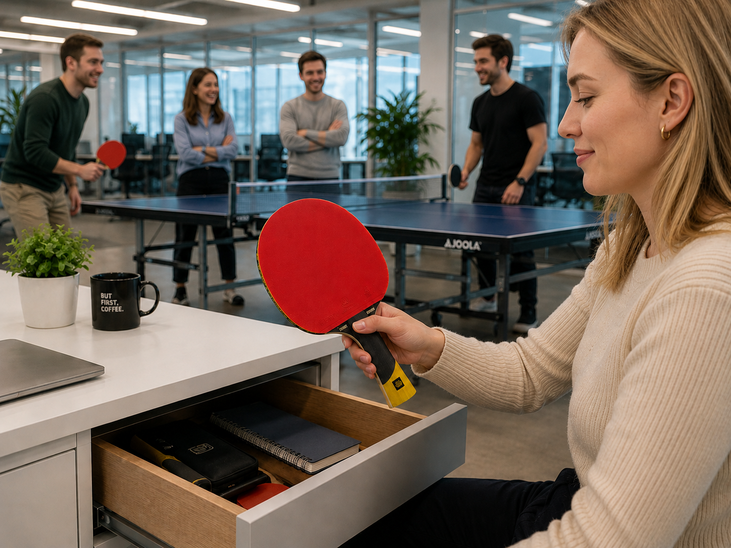 Why I Keep a Ping Pong Paddle in My Desk at Work